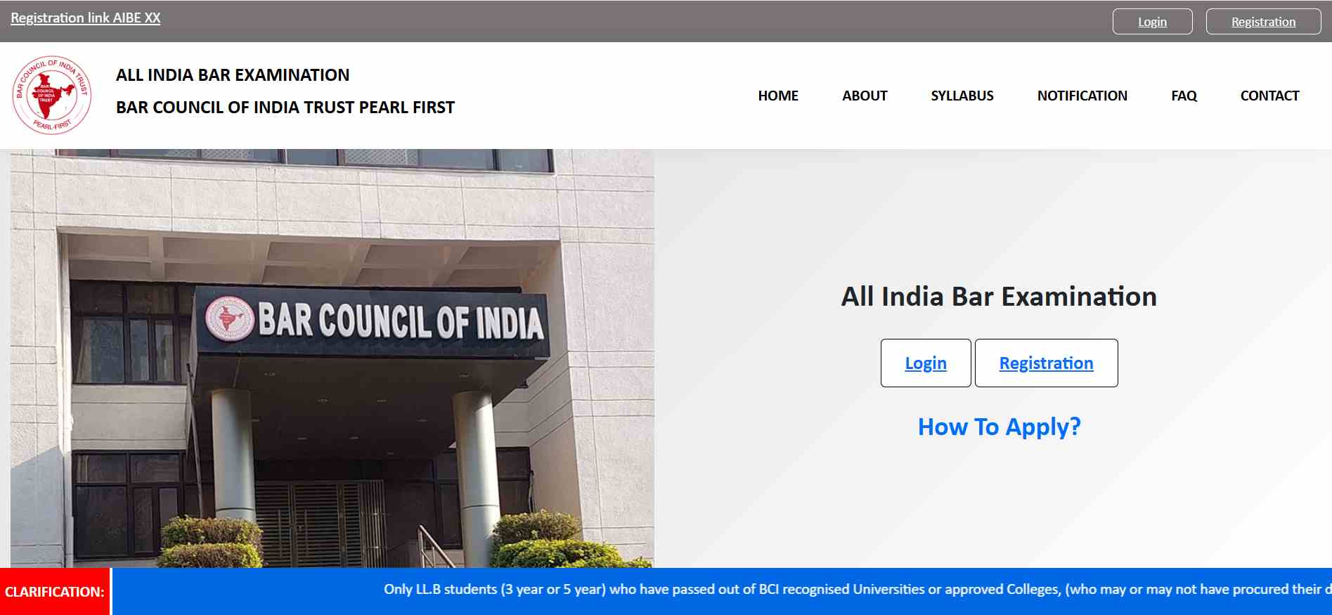 AIBE 20 admit card on November 15 at allindiabarexamination.com